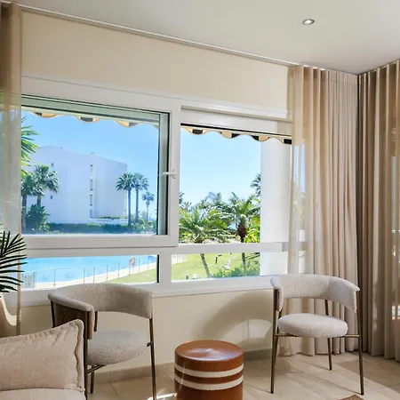 Banus - Banus Playa Rocio, Brand New, Direct Access To The Beach, Terrace Direct Views Of The Garden & Pool, 3-min Walk To Puerto Banus , Super Bright Apartmán